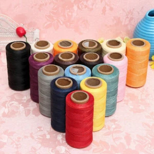 260m Craft Sewing Upholstery Waxed Threads 0.8mm Repair For Shoes Luggage - Picture 1 of 26
