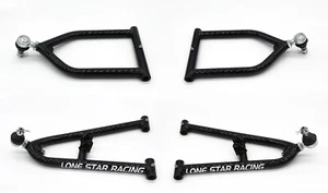 NEW Lonestar Sport Yamaha Banshee 350 +2 +1 Off Road ATV Quad Bike Black A-Arms - Picture 1 of 1