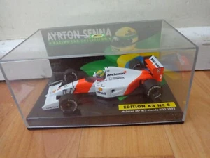 MINICHAMPS 1/43 AYRTON SENNA MCLAREN MP4/7 HONDA V 12 1992 F1 DIECAST CAR - Picture 1 of 2