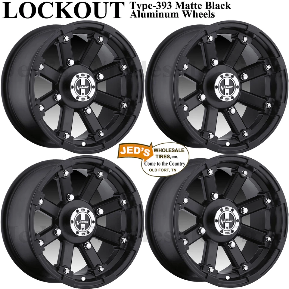 4) 12" Rims Wheel some John Deere GATOR XUV UTV ATV 12x8 5/4.5 Type 393 Aluminum - Изображение 1 из 4