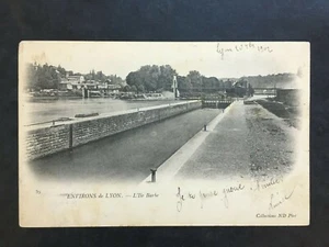 Carte Postale Ancienne Environs de LYON - L'ILE BARBE  - Foto 1 di 2