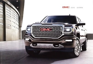 Camión GMC Sierra SLT 2016 Denali nuevo 52 páginas folleto de ventas de lujo para concesionario - Imagen 1 de 1