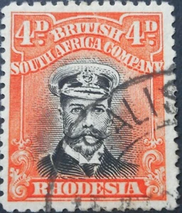 Rhodesien Admiral Die IIIB 4d SG 261 gebraucht - Bild 1 von 1