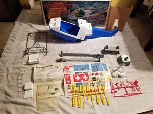 Empire Police Rescue Helicopter in Box 2095 w Unused Stickers Parts - Picture 1 of 12