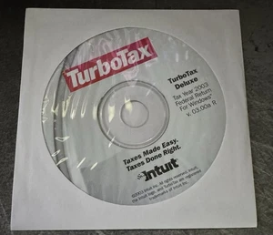 2003 TurboTax Deluxe & State Multi-State 2 CD Discs Only Taxes - Picture 1 of 2