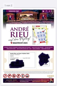 2x Top Tickets für  André Rieu Konzert Maastricht 03.07.2025 - Bild 1 von 3