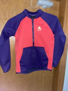 BURTON YOUTH M FULL ZIP MULTI COLORED TRACK JACKET  (B67) - Picture 1 of 9