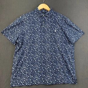 Polo Ralph Lauren camicia uomo L stampa floreale manica corta personalizzata slim fit casual - Foto 1 di 13