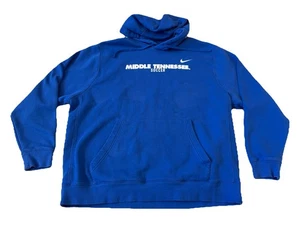 Sudadera con capucha azul Nike de fútbol del estado de Tennessee medio para hombre 2XL - Imagen 1 de 8