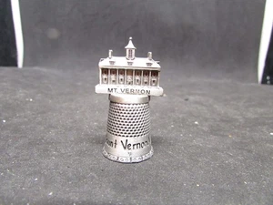 Pewter Thimble - Mount Vernon       (BB - Picture 1 of 6