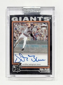 2004 Topps Retired Signature Edition Auto Vida Blue #TA-VB Autograph Giants - Picture 1 of 2