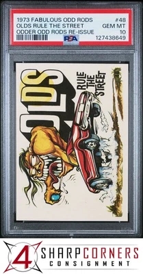 1973 FABULOUS ODD RODS-ODDER ODD RODS RE-ISSUE #48 OLDS RULE THE... POP 6 PSA 10 - Image 1 of 3