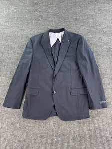NWT Brooks Brothers Suit Jacket 44 R Blue Cotton Solid Classic Premium $698 - Picture 1 of 16