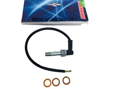 IDROSTOP SENSORE FRENO STOP MOTO PRESSIONE BRAKING DOPPIO OCCHIELLO 10X1,25 - Immagine 1 di 4