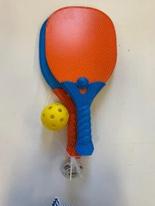 1 Pickle Ballschläger Set 2 Schläger und 1 Ball Outdoor Spielzeug Ausrüstung Sommer - Bild 1 von 1