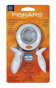 Fiskars 174240-1002 Round n Round 1-1/2" Squeeze Punch - Picture 1 of 2