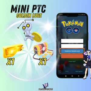 Coins Bag + Golden Lure Gimmighoul Pokemon Go - Mini PTC - Imagen 1 de 2