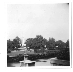 Antique 1917 1920s Photo Washington DC Cityscape Automobile Car Vintage Glossy - Bild 1 von 3