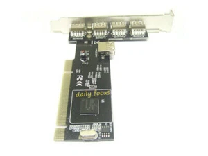 Tarjeta PCI a USB2.0 4 puertos PCI a USB chip NEC 2.0 USB tarjeta de expansión - Imagen 1 de 6