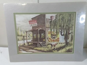 Lee Roberson Artist Laureate Of The Smokies Browns General Store Rustic Matted - Picture 1 of 8