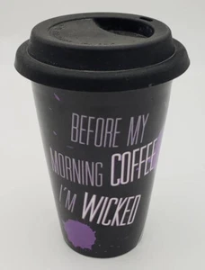 Schneewittchen böse Königin vor meinem Morgen Kaffee bin böse Reisebecher Tasse Disney - Bild 1 von 4