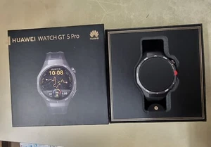 HUAWEI Watch GT 5 Pro 46mm Smartwatch Black SpO2 Heart Rate Fitness Tracker - Picture 1 of 16