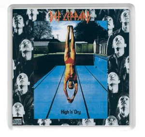 DEF LEPPARD Set Of 4 Classic Album Cover Reproduction , COASTERS - Picture 1 of 4