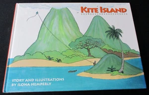 Hawaii KITE ISLAND Story and Illustrations by Ilona Hemperly N Shore Artist HC - Picture 1 of 8
