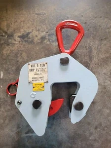 ๐บ๐ธPlate lifting clamp MERRILL/CAMPBELL E 5 ton, grip 1 1/4-2 1/2 inch.๐๐ - Picture 1 of 6