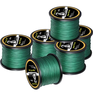 328/547/1093 Yards Super Strong PE Braided Fishing Line 4/8 Strands 12-100LB - Picture 1 of 18