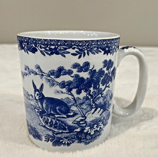 Spode Blue Room Aesop's Fable Fine Earthenware Coffee/Tea Mug 9 oz - Blue/White