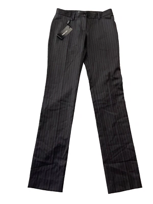 Dolce & Gabbana women's Wool Dress Pants - size 4 US / 40 It - Black pin stripe - Image 1 of 4