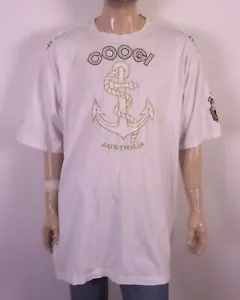 vintage 00s Y2K rare COOGI Australia Anchor T-Shirt Rap Hip Hop Designer 4XL - Picture 1 of 8