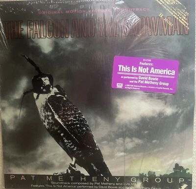 THE FALCON & THE SNOWMAN SOUNDTRACK PROMO LP-David Bowie & Pat Metheny Group - Image 1 of 4