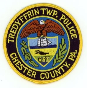 PENNSYLVANIA PA TREDYFFRIN TOWNSHIP POLICE NICE SHOULDER PATCH SHERIFF - Picture 1 of 1