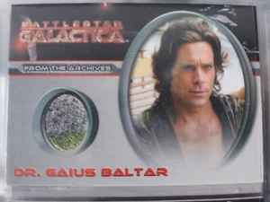 Battlestar Galactica Gaius Baltar Relic Costume Card CC12 Season 2 - Picture 1 of 2