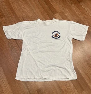 DEADSTOCK Vintage 80s University Of Virginia Short Sleeve Shirt Men's White XL  - Imagen 1 de 8