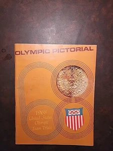 United States 1968 Olympic Team Trials Pictorial Vintage Program Magazine JB6A - Picture 1 of 19
