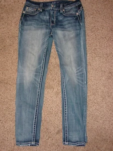 Womens Miss Me 3714VS2R Curvy Skinny Jeans! Size 32x31 - Picture 1 of 13