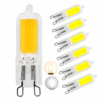 10 PCS G9 3W 5W Clear Transparent COB LED Bulb Replace Halogen Light Lamps 220V - Image 1 of 4