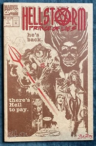 Hellstorm Prince Of Lies #1 April 1993 Autographed - Imagen 1 de 2