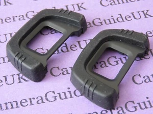 2x Ocular de goma DK-21 DK-21 para Nikon D750 D610 D600 D5000 D300 - Imagen 1 de 2