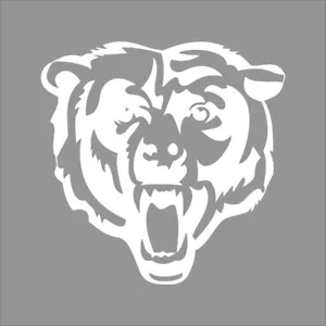 Chicago Bears #3 NFL Team Logo 1 Farbe Vinyl Aufkleber Sticker Fenster Auto Wand - Bild 1 von 7