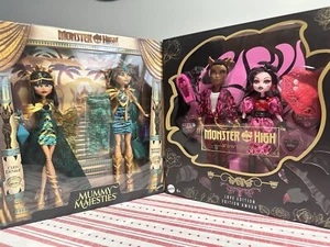 Monster High Two Pack Lot - Mummy Majesties & Howliday Love Edition - Picture 1 of 5