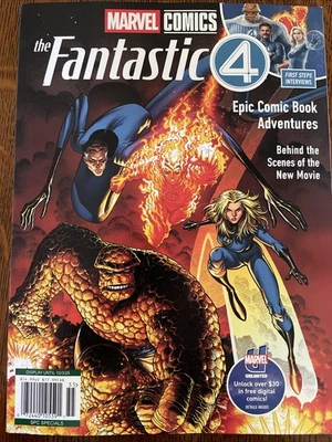 Fantastic 4 (2025, Marvel Magazine) Epic Comic Book/Behind the Scenes/Interviews - Image 1 of 4