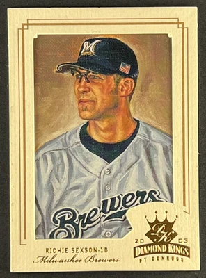 Richie Sexson 2003 Donruss Diamond Kings #114 Milwaukee Brewers - Image 1 of 2