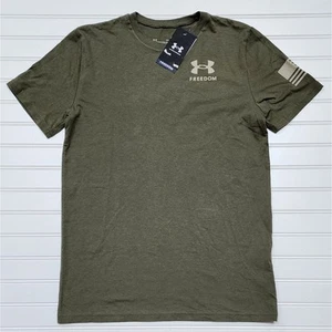 NWT Under Armour Boys Freedom Flag T-Shirt - Picture 1 of 6