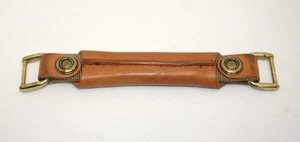 Pieza de repuesto de equipaje Hartmann de colección asa de transporte superior bronceada con anillos de latón - Imagen 1 de 9
