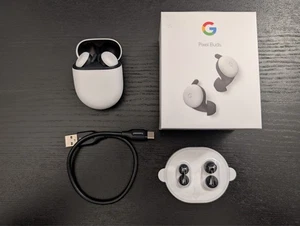 Écouteurs intra-auriculaires Pixel Buds Gen 2 True Wireless - Blanc - Excellent état - Photo 1 sur 3