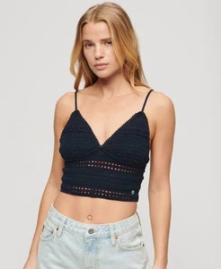 Superdry Womens Jersey Lace Bralette - Picture 1 of 13